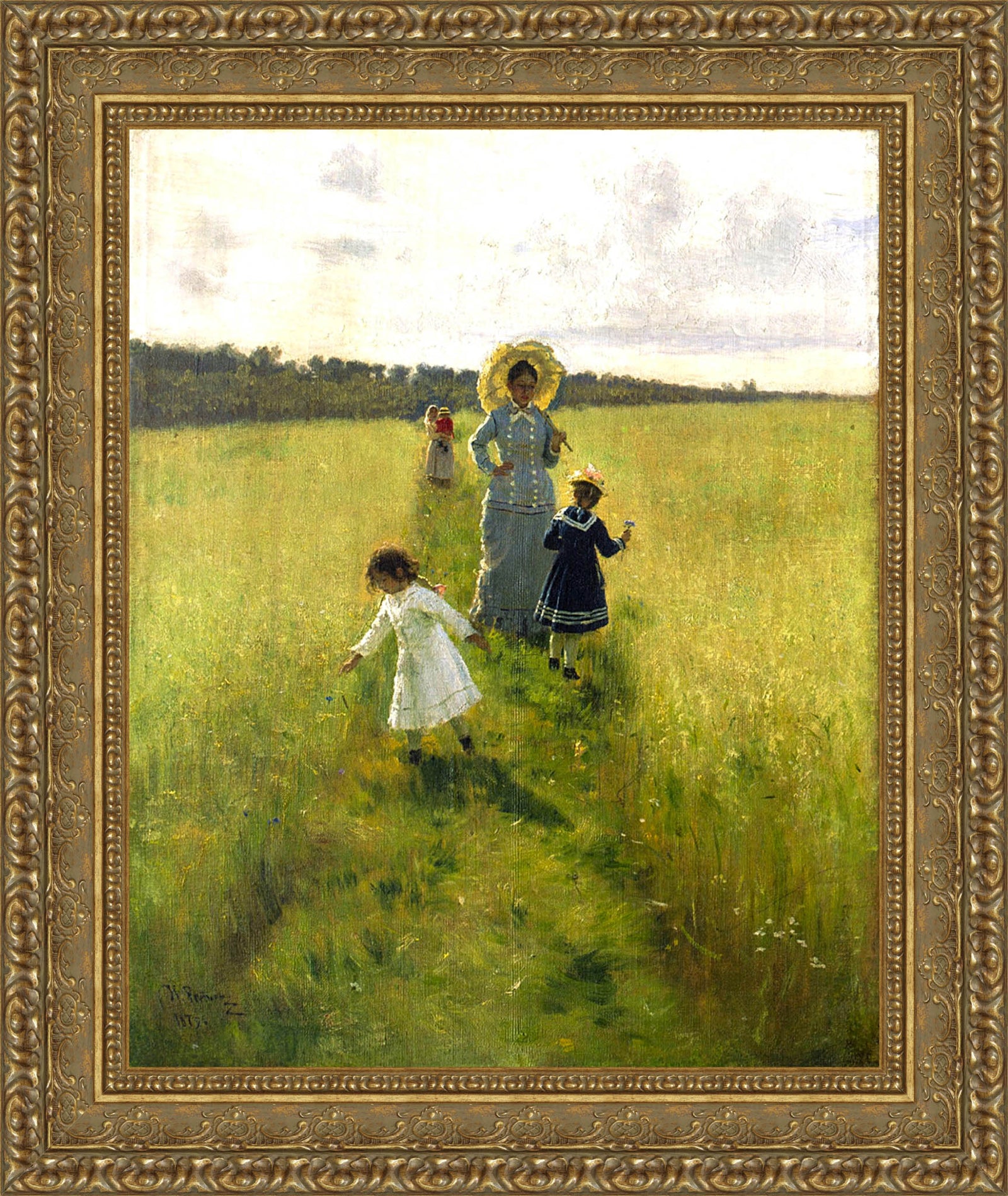 At the Boundary – Ilya Repin, 1879