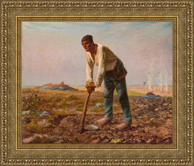 Man with a Hoe – Jean-François Millet, c. 1860-1862
