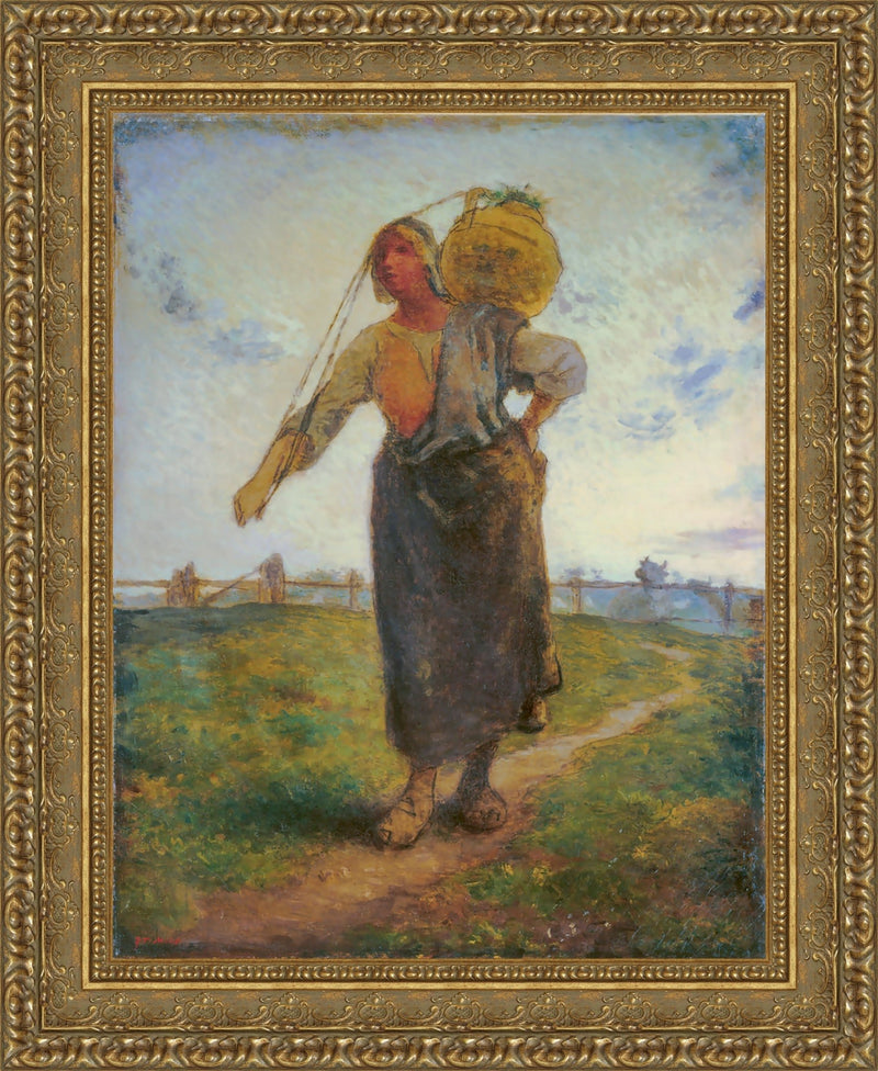 The Norman Milkmaid – Jean-François Millet, c. 1870