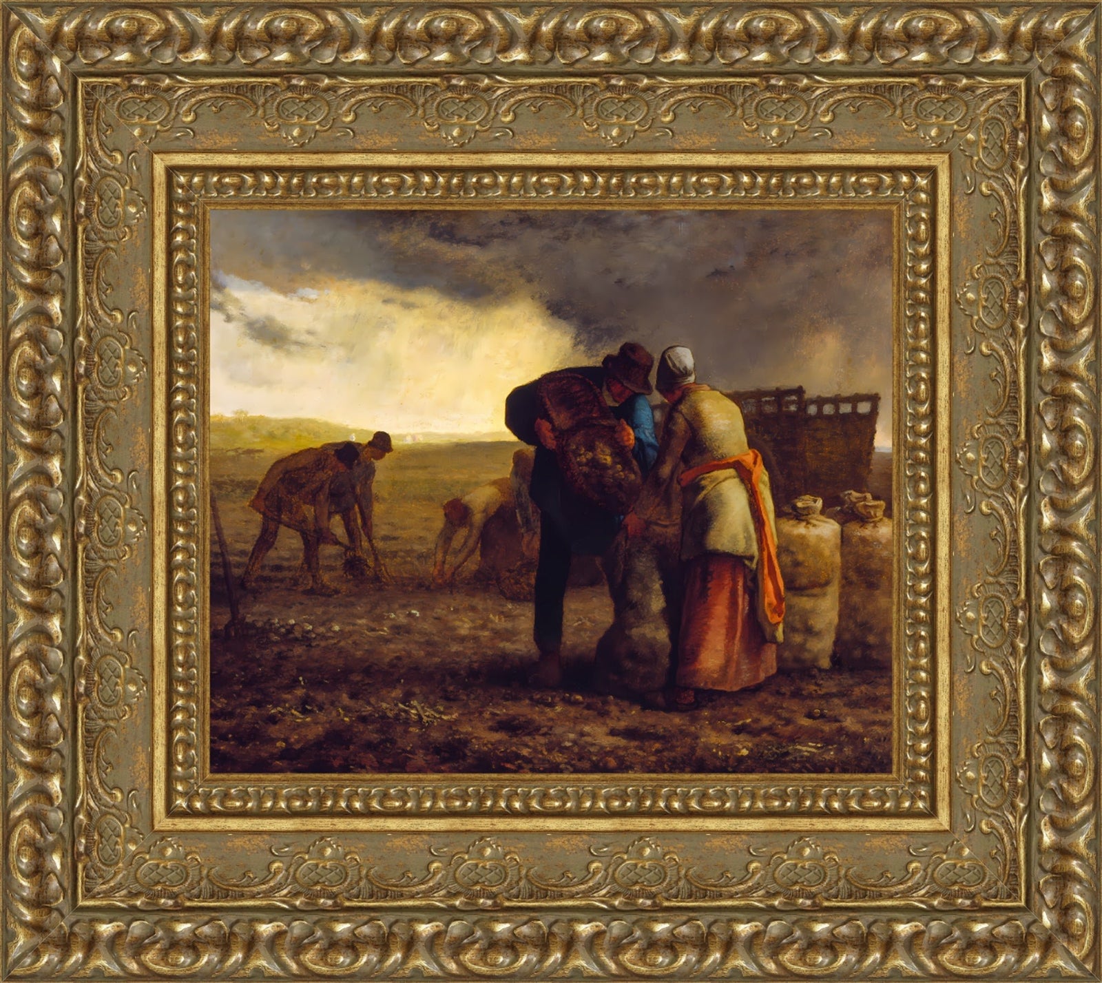 The Potato Harvest – Jean-François Millet, c. 1855