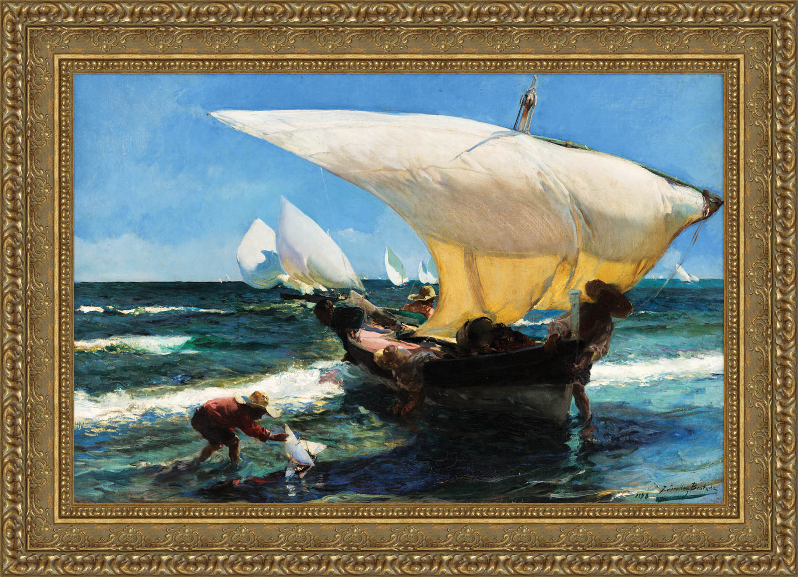 On The Coast Of Valencia – Joaquín Sorolla, 1908