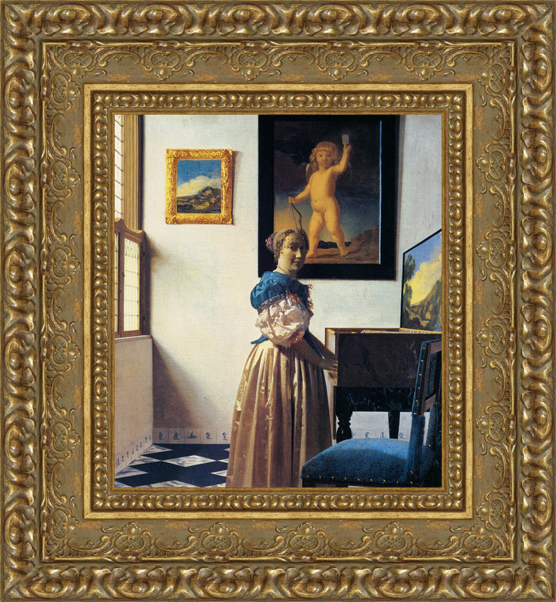 Lady At The Virginal – Johannes Vermeer, 1672