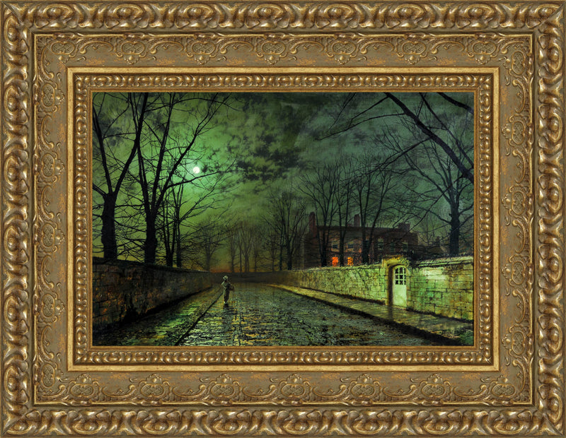 Silver Moonlight – John Atkinson Grimshaw, 1880