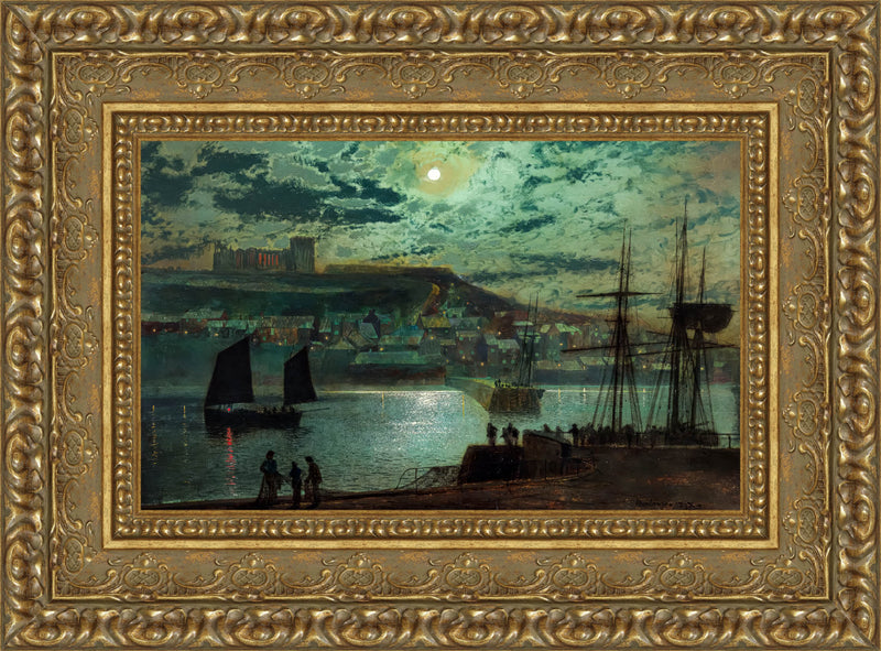 Whitby Harbor – John Atkinson Grimshaw, 1867
