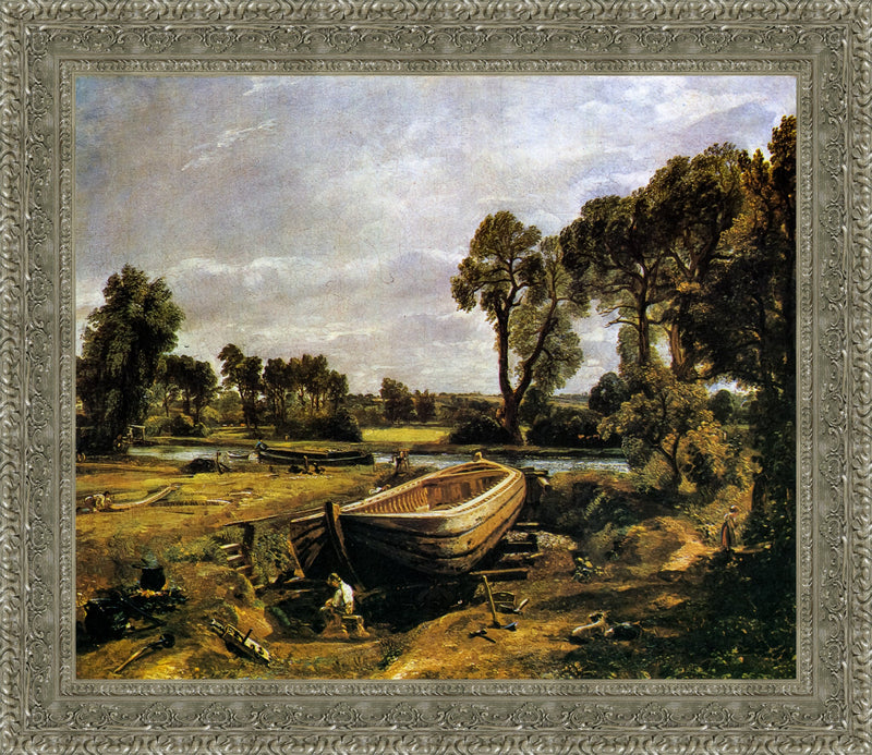Boat Building near Flatford Mill – John Constable, 1815