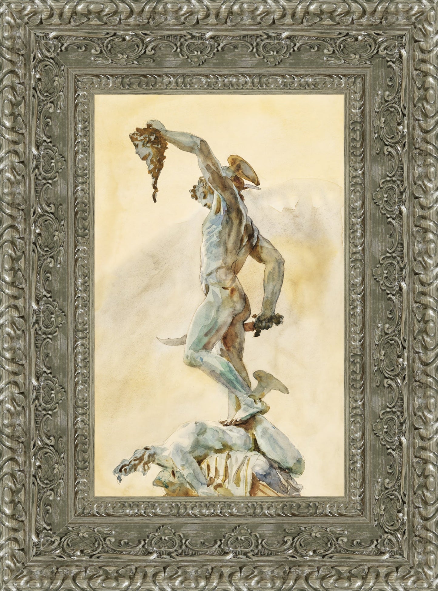 Sketch of Cellini’s Perseus