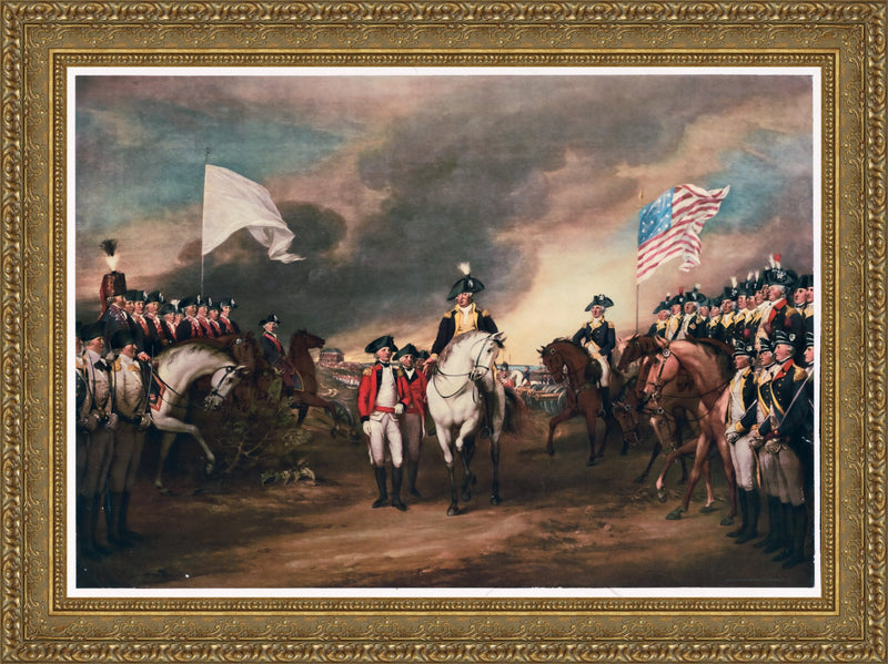 Surrender of Lord Cornwallis at Yorktown – John Trumbull, 1820