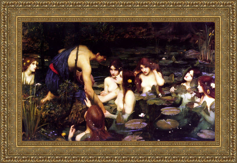 Hylas and the Nymphs – John William Waterhouse, 1896