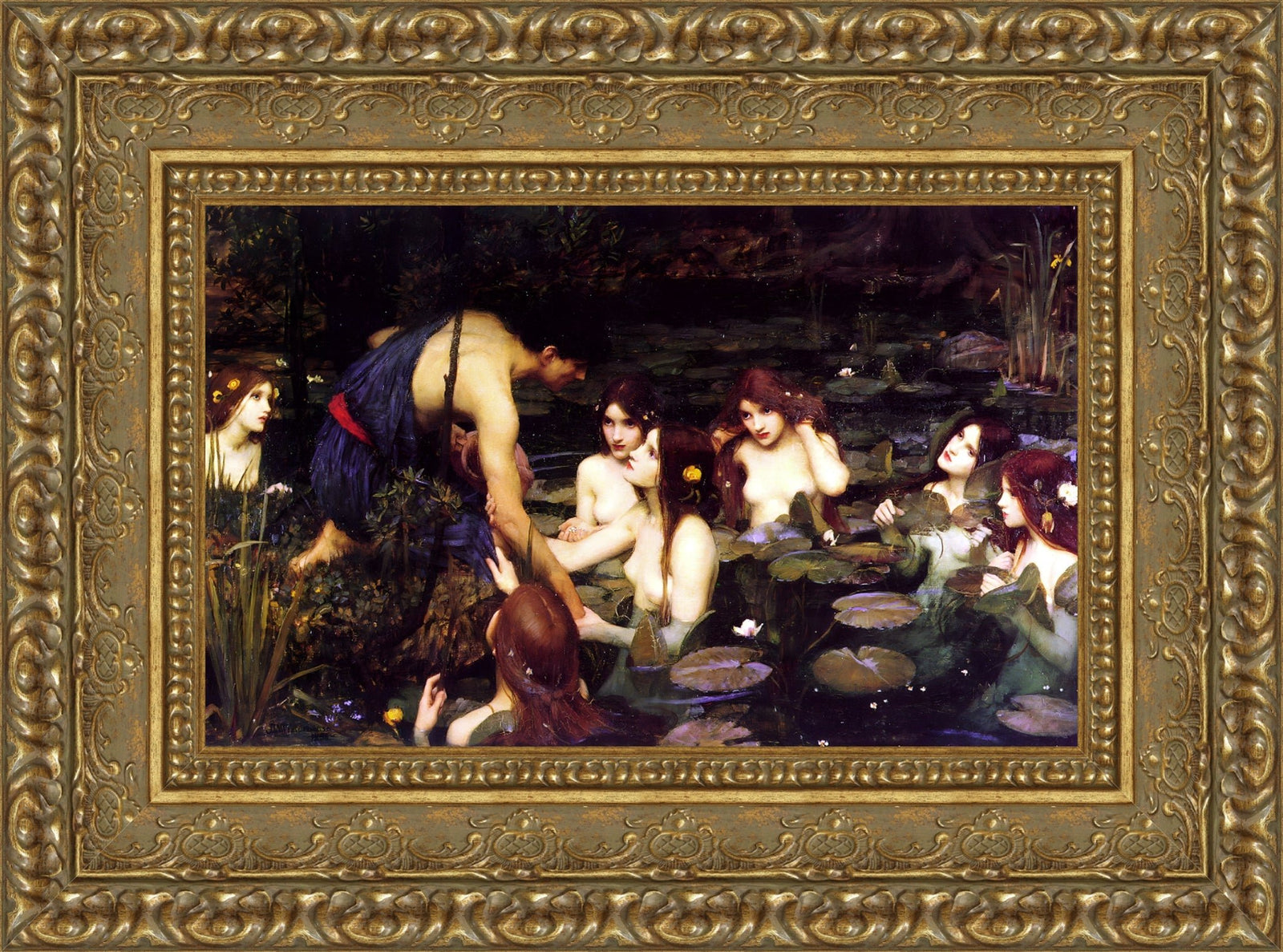 Hylas and the Nymphs – John William Waterhouse, 1896