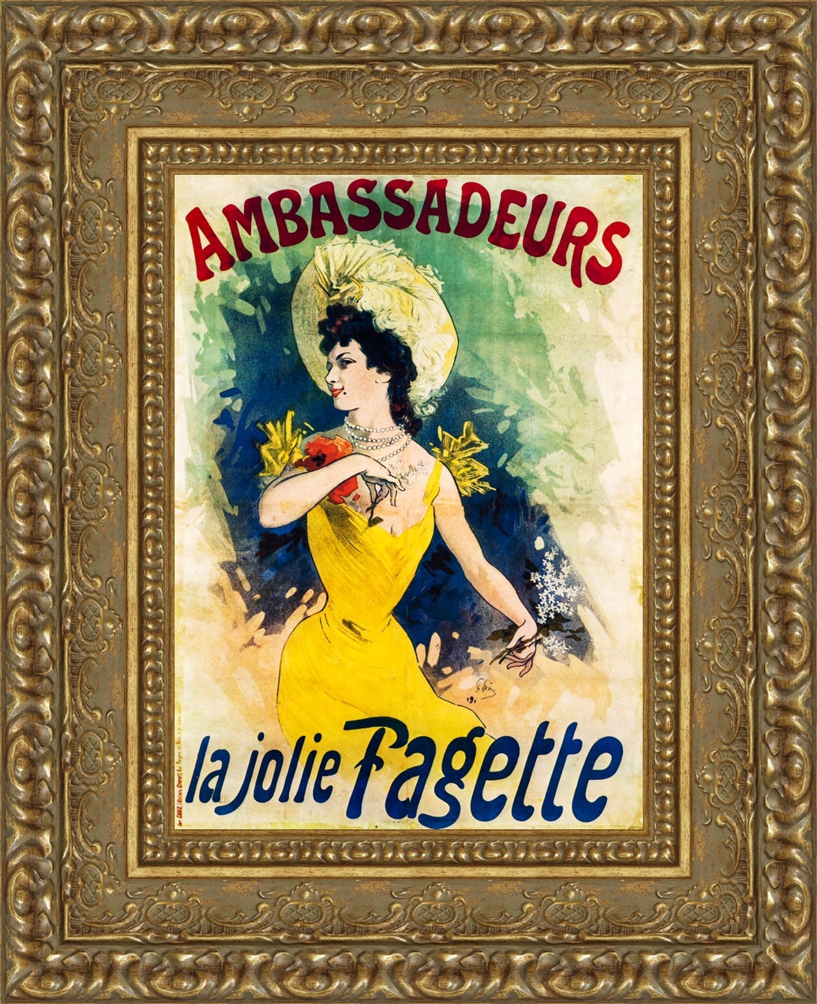 Ambassadeurs, La Jolie Fagette – Jules Chéret, 1901