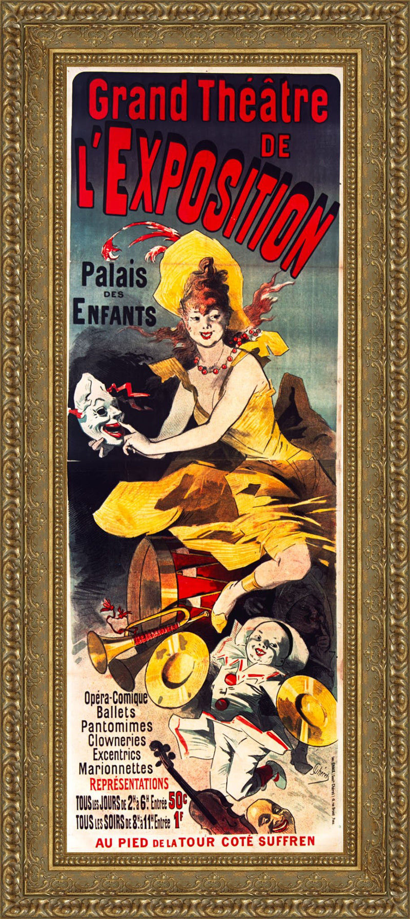Grand Théâtre de l’Exposition – Jules Chéret, 1889