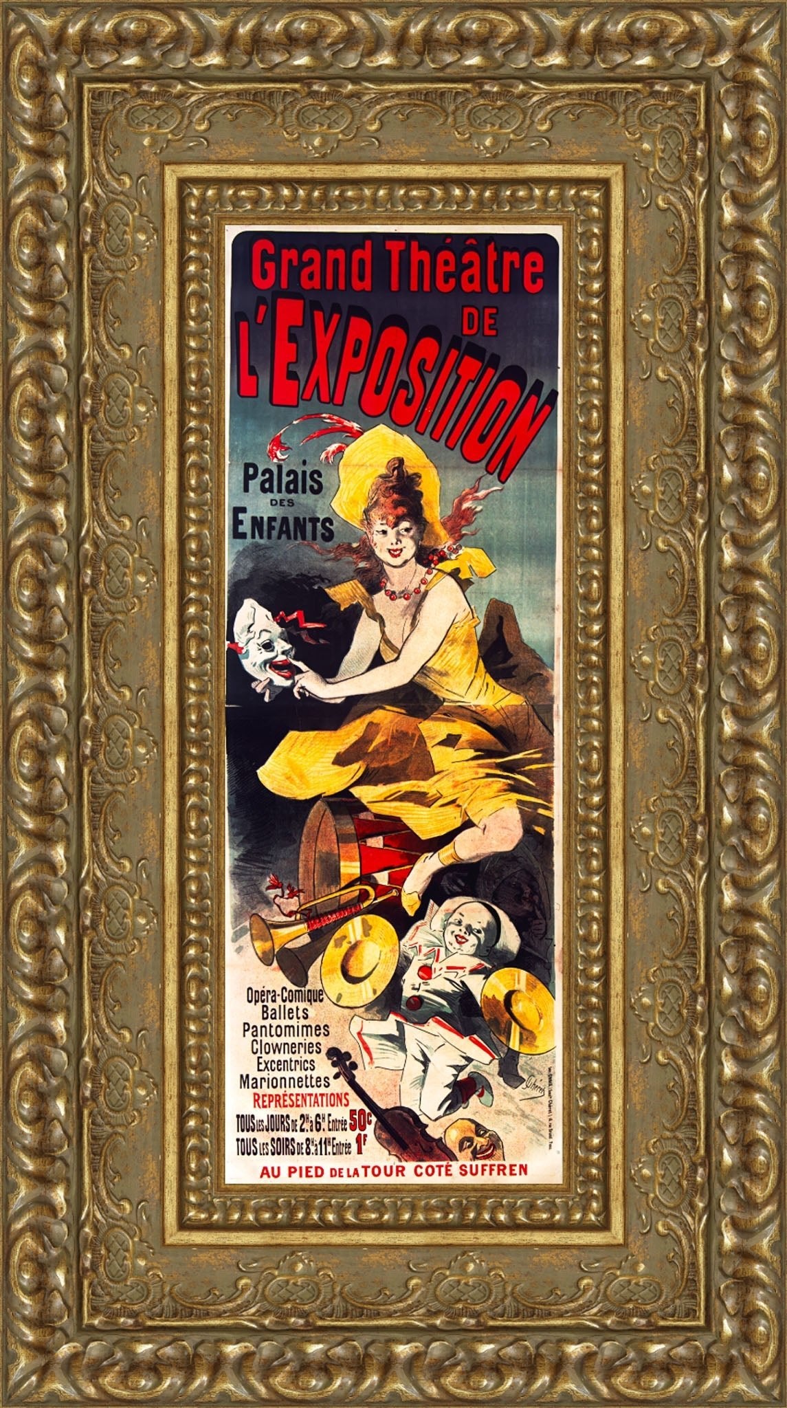 Grand Théâtre de l’Exposition – Jules Chéret, 1889