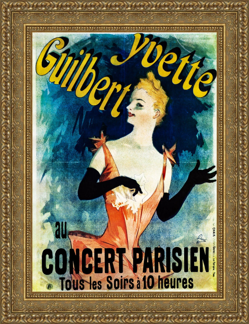 Yvette Guilbert – Jules Chéret, 1891