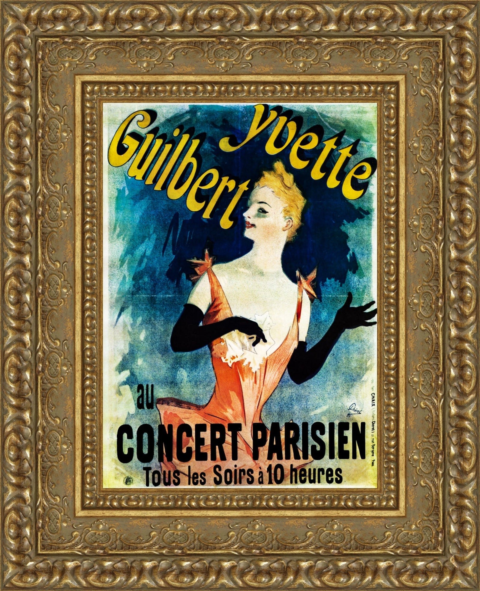 Yvette Guilbert – Jules Chéret, 1891