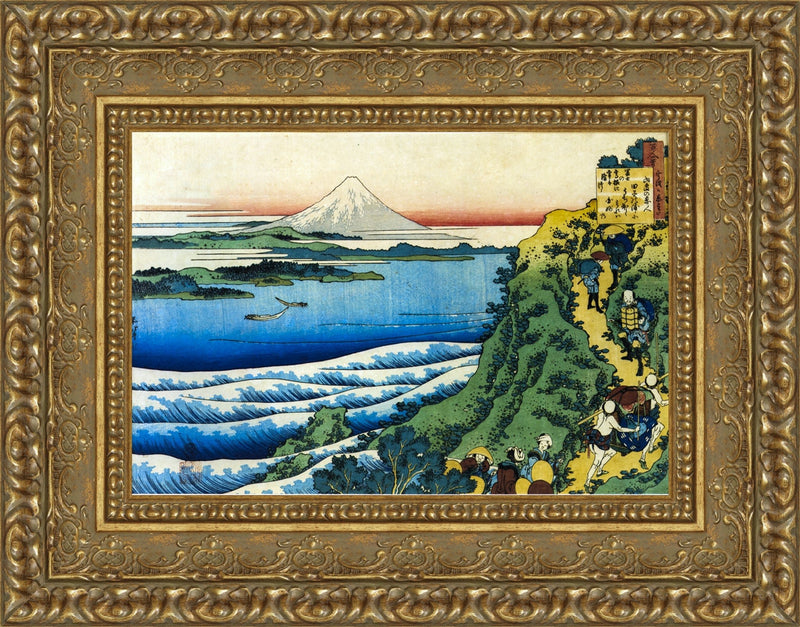 Yamabe no Akahito – Katsushika Hokusai, 1835-1836