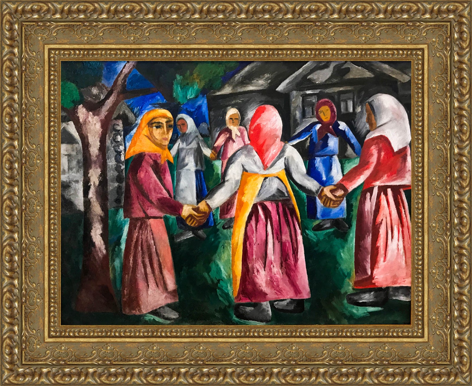 Khorovod – Natalia Goncharova, 1910