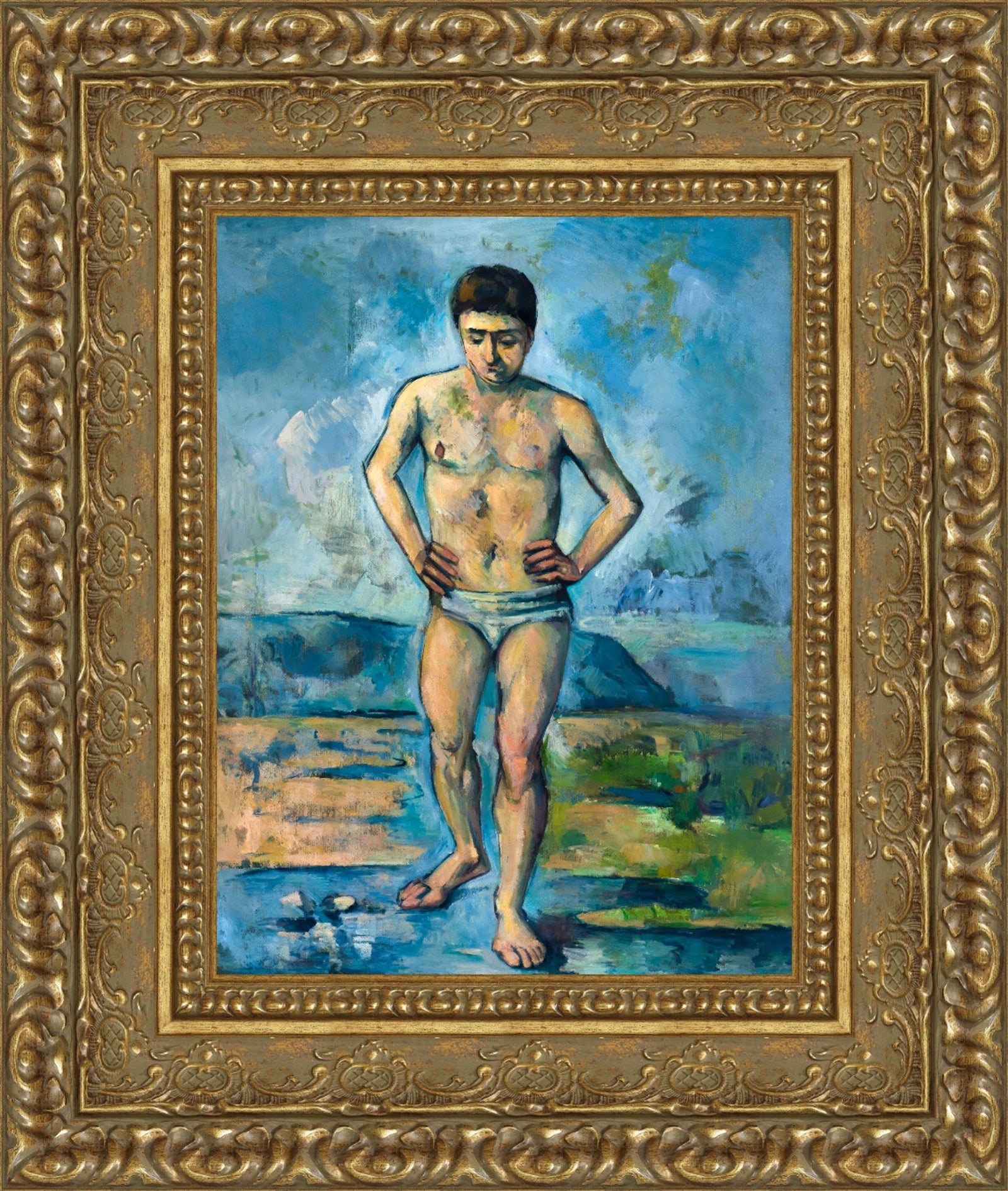 The Bather – Paul Cézanne, 1885
