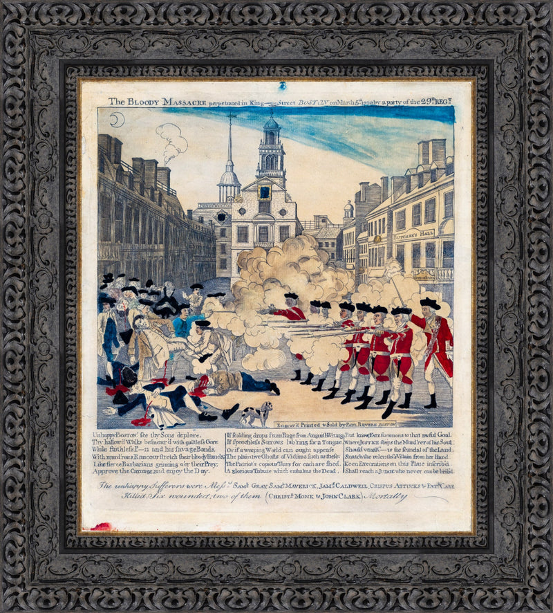 The Bloody Massacre – After Paul Revere, 1770