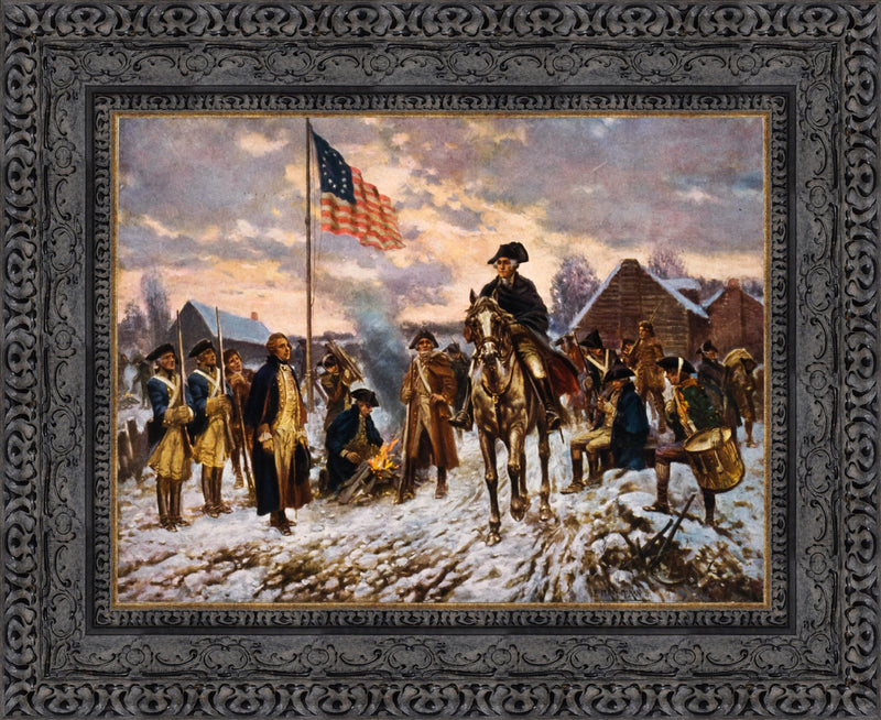 Washington at Valley Forge – Percy Moran, 1911