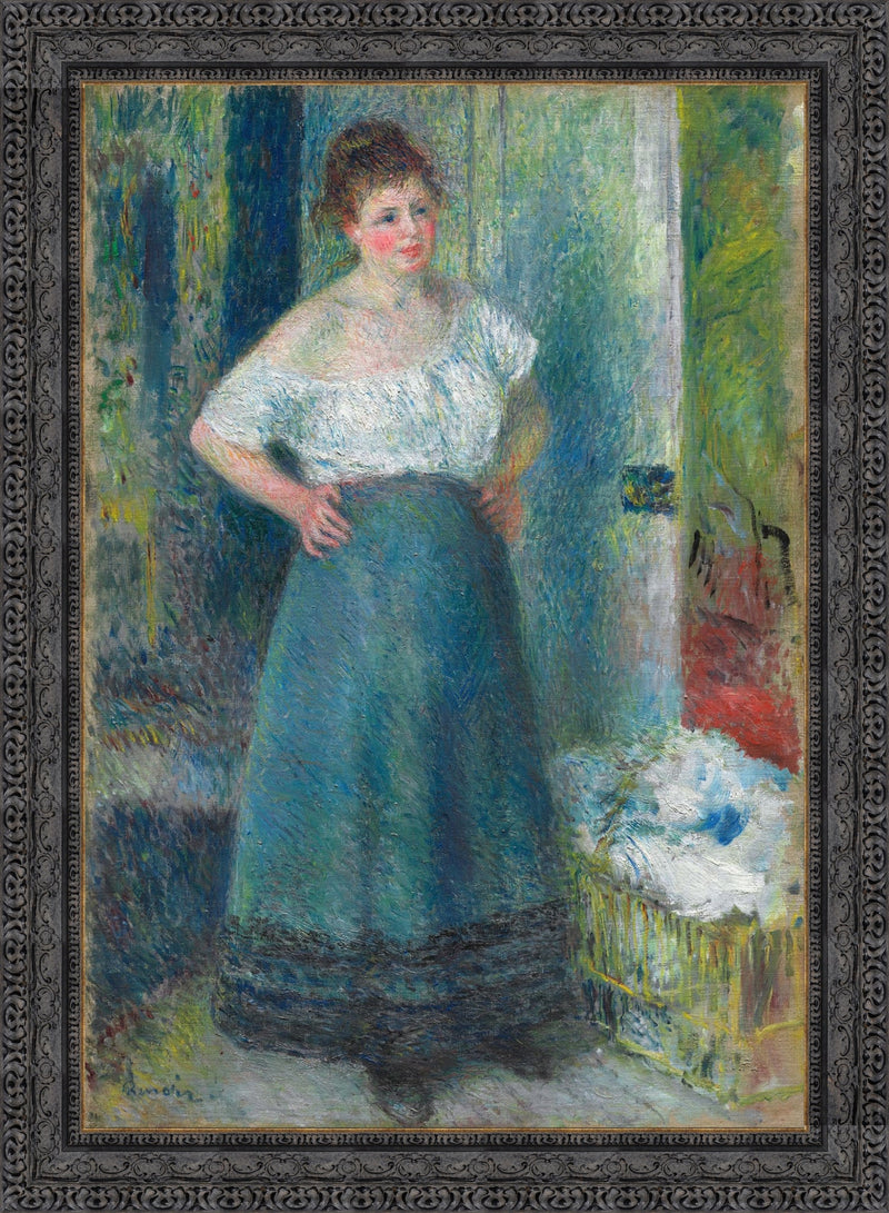 The Laundress – Pierre-Auguste Renoir, 1877
