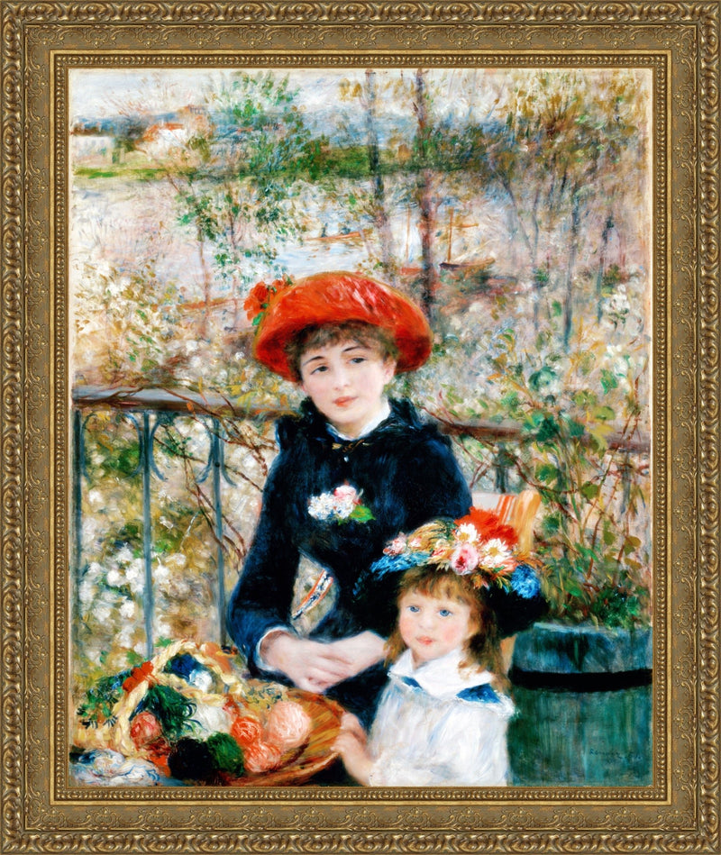 Two Sisters (On the Terrace) – Pierre-Auguste Renoir, 1881