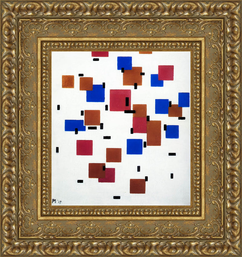 Composition In Colour A - Piet Mondrian, 1917