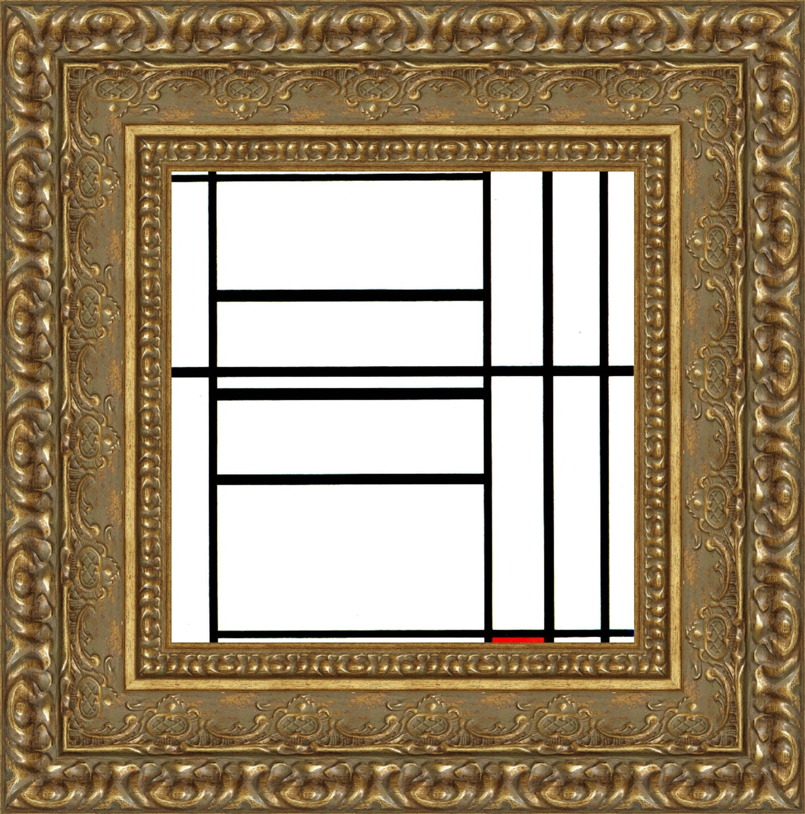 Composition with Red – Piet Mondrian, 1939