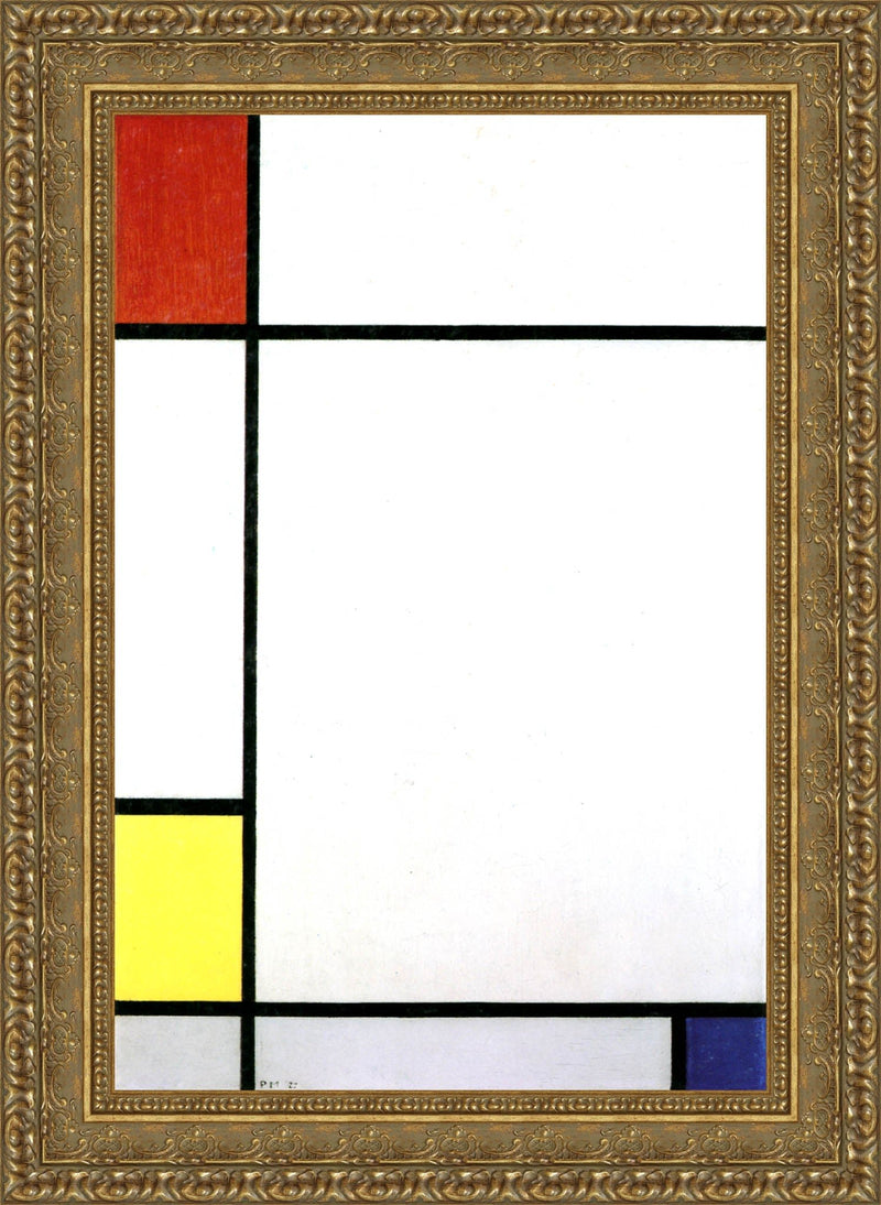 Composition with Red, Yellow, and Blue – Piet Mondrian, 1927