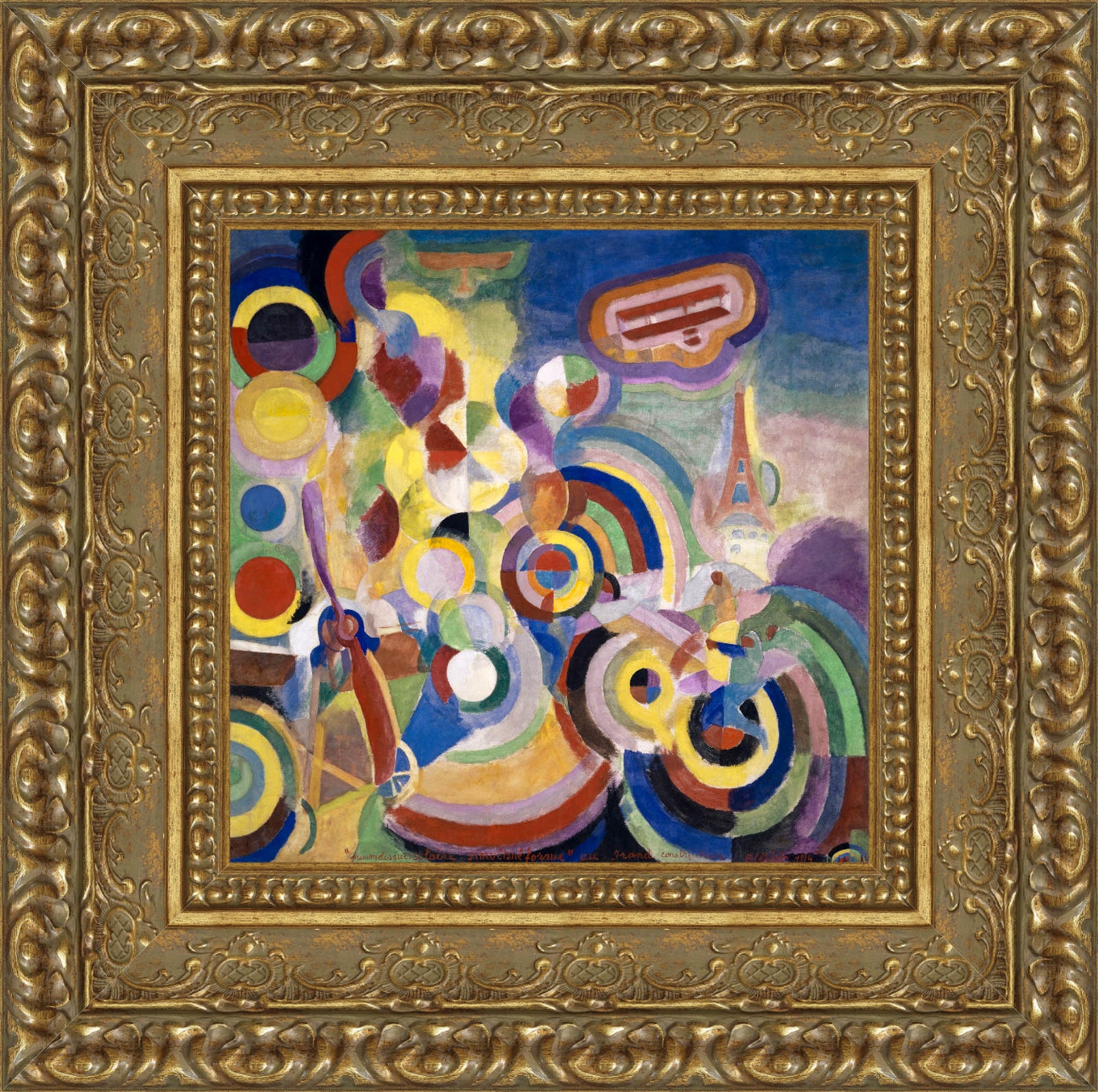 Hommage à Blériot – Robert Delaunay, 1914