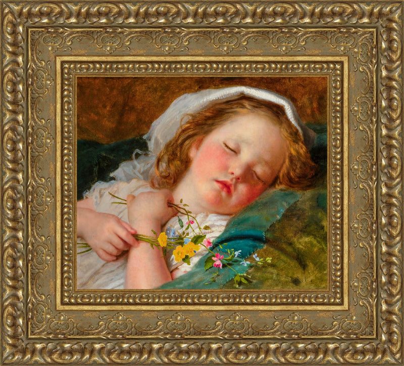 Fast Asleep – Sophie Anderson, c. 1870