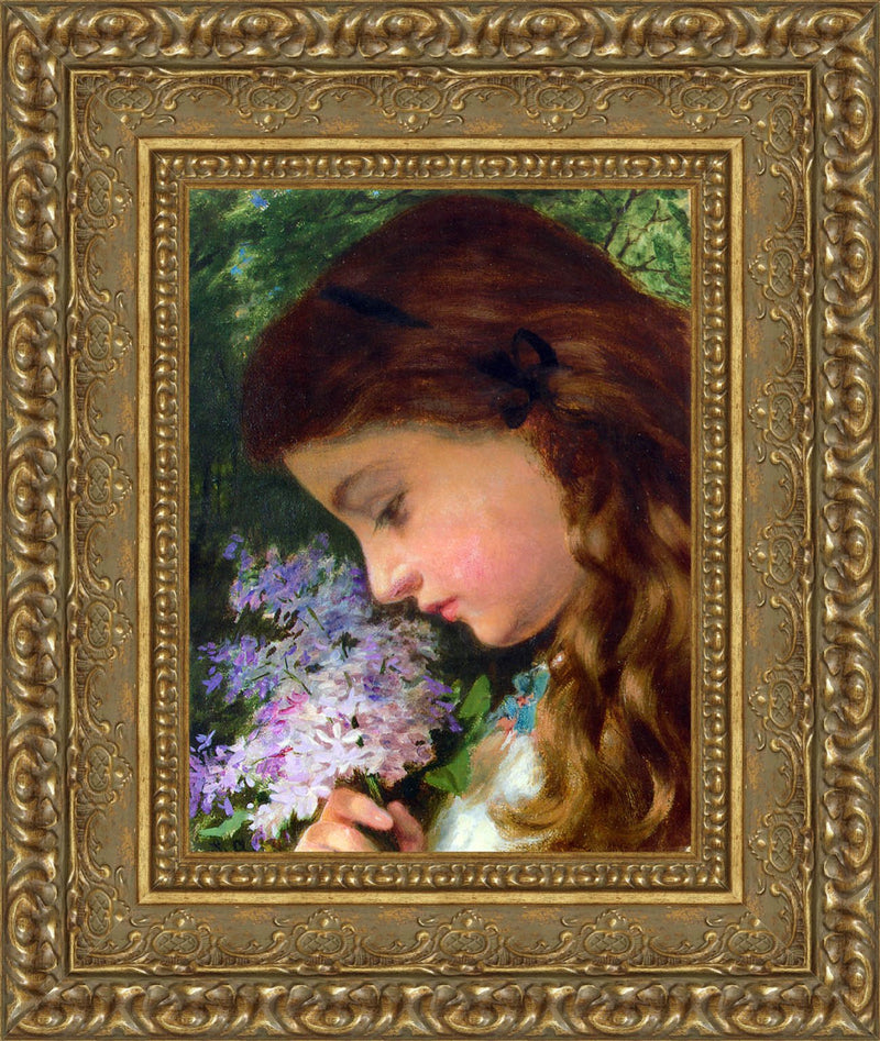 Girl With Lilac – Sophie Anderson, c. 1865