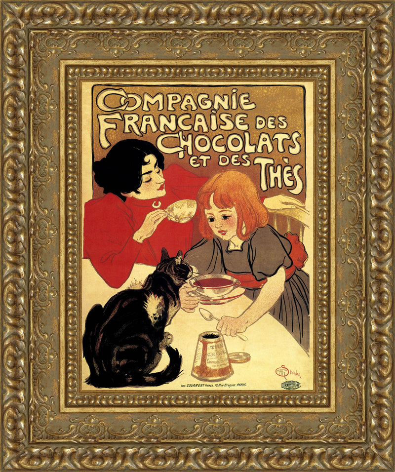 Compagnie Francaise Des Chocolats Et Des Thes – Théophile Steinlen, 1895