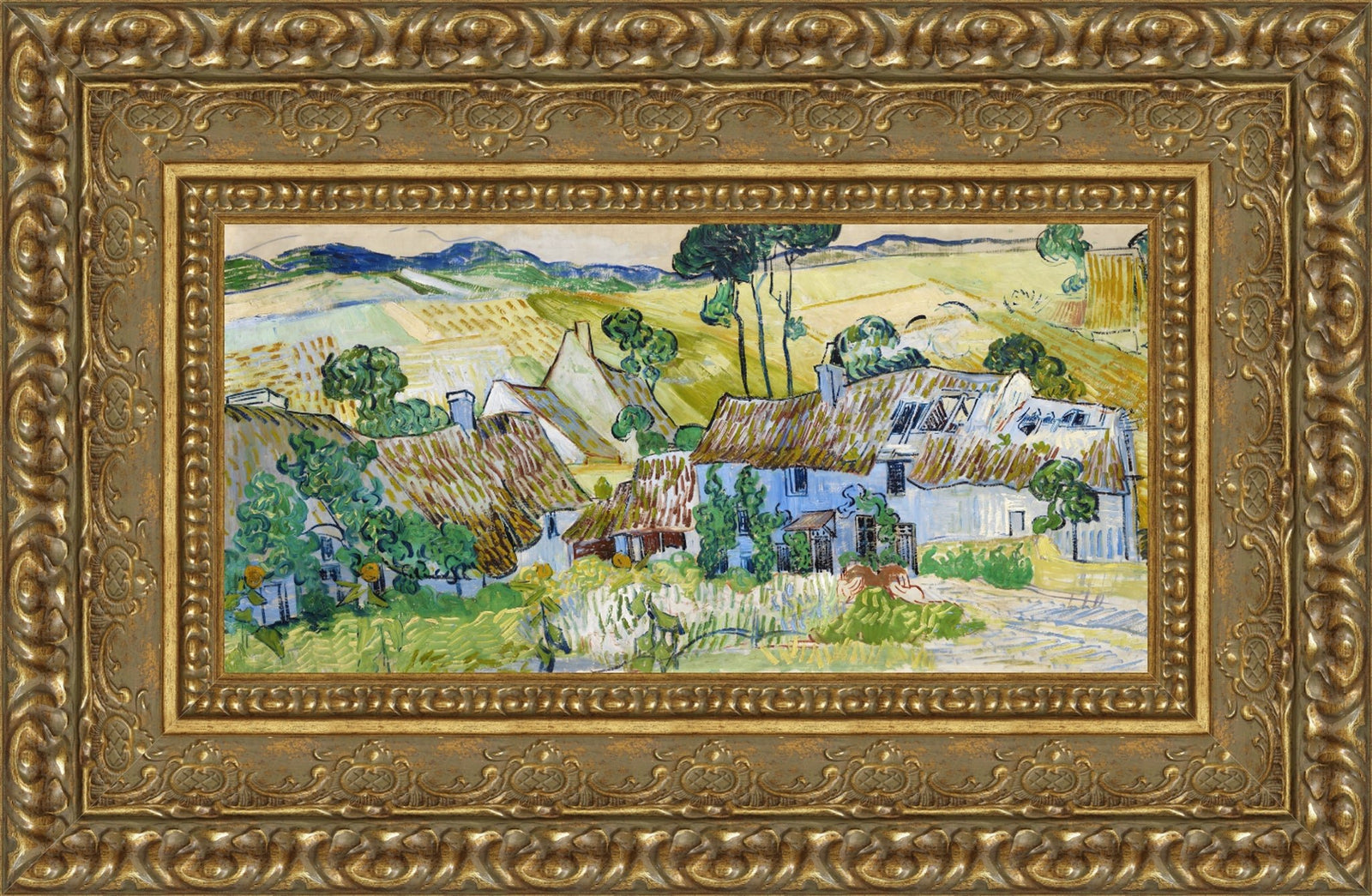 Farms near Auvers – Vincent van Gogh, 1890