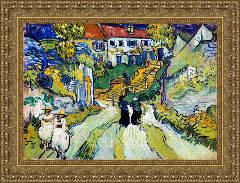 Stairway at Auvers – Vincent van Gogh, 1890