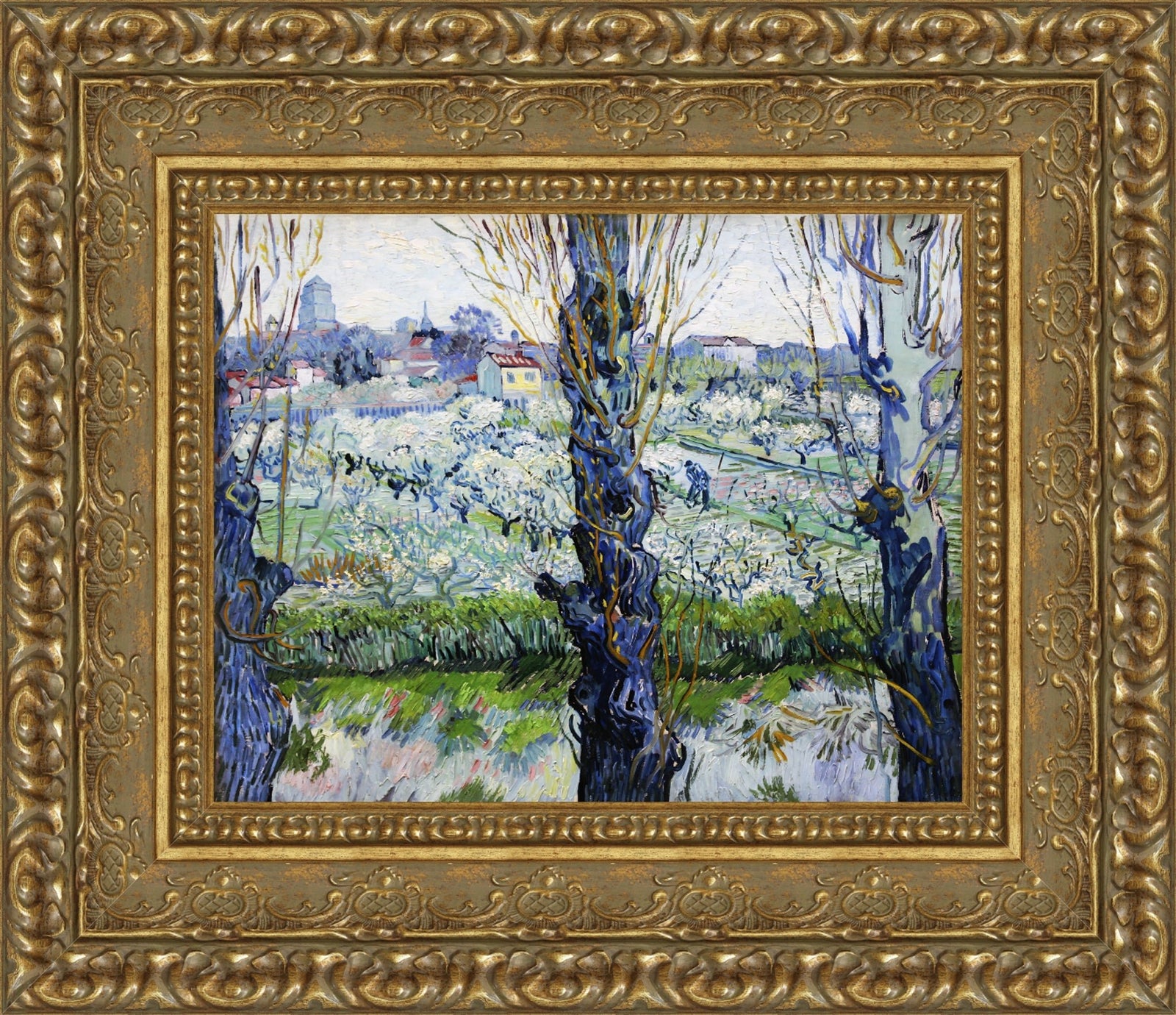 View of Arles, Flowering Orchards – Vincent van Gogh, 1889