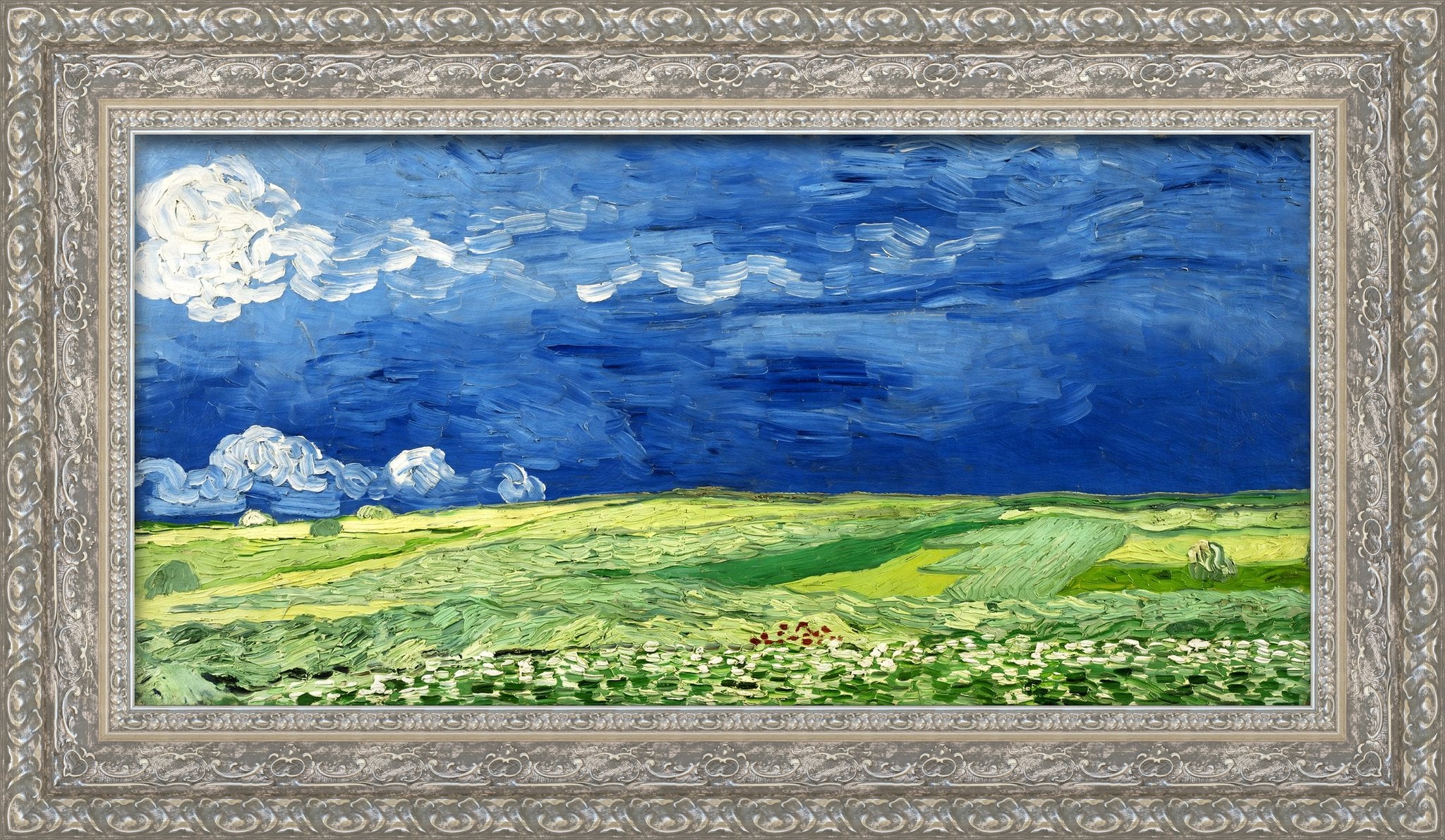 Wheatfield under Thunderclouds – Vincent van Gogh | Giclee Canvas 