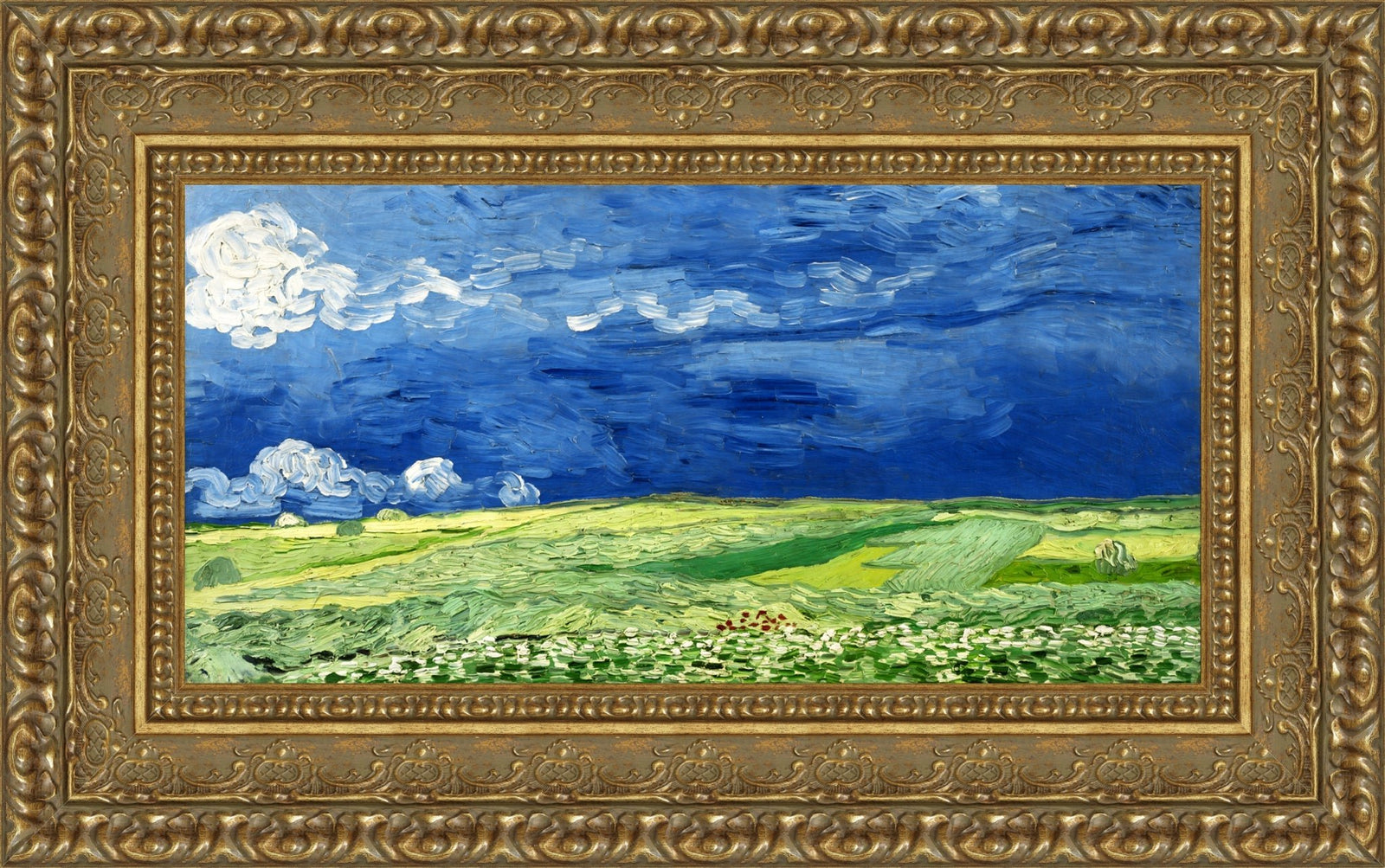 Wheatfield under Thunderclouds – Vincent van Gogh, 1890