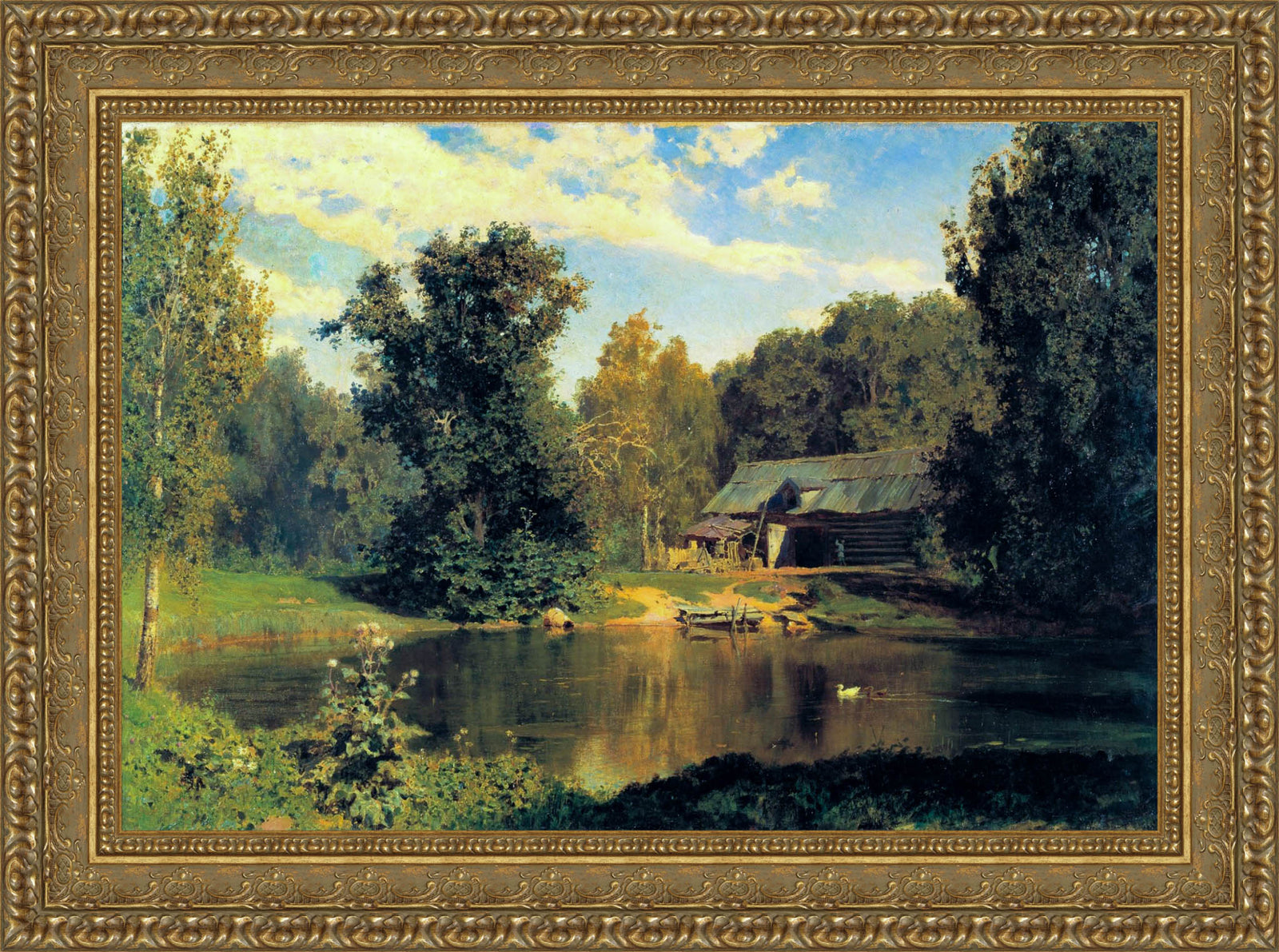 Pond at Abramtsevo – Vasily Polenov, 1883