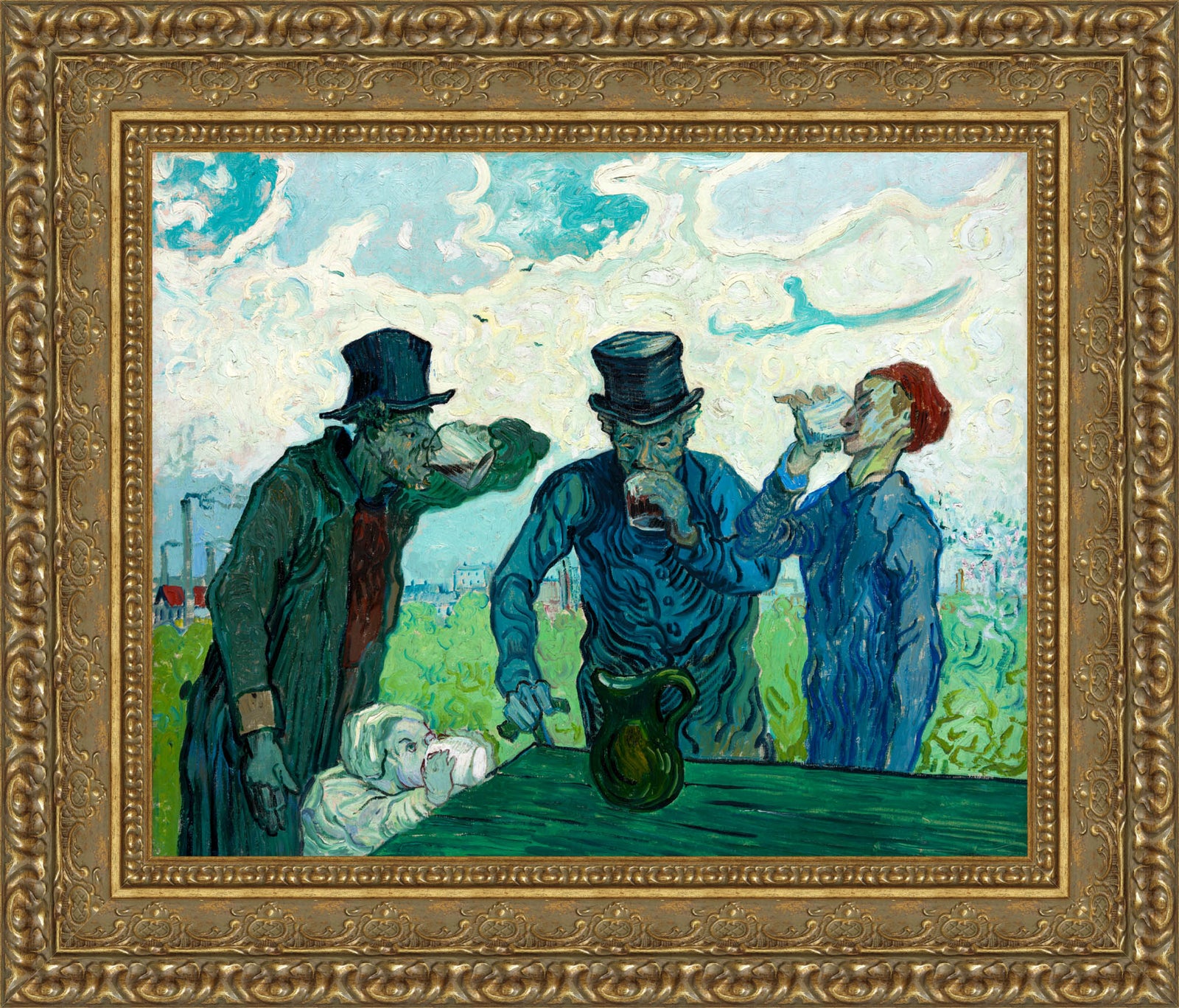 The Drinkers – Vincent van Gogh, 1890