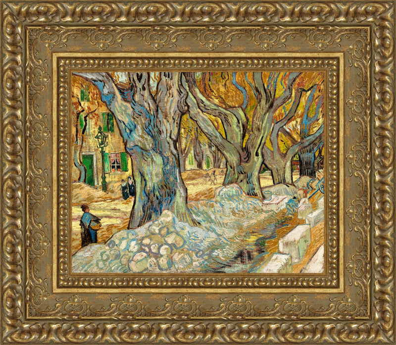 The Large Plane Trees (Road Menders at Saint-Rémy) – Vincent van Gogh, 1889