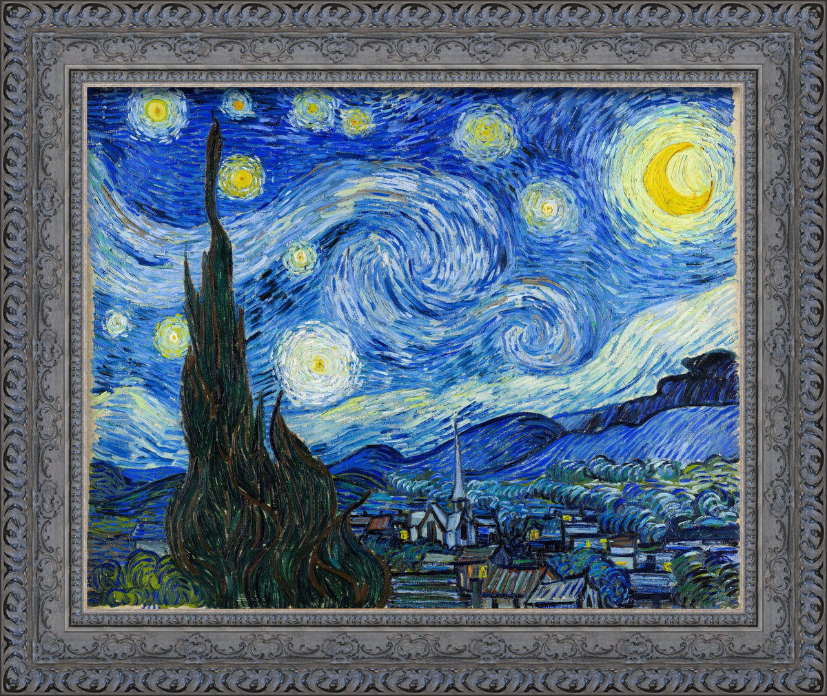 The Starry Night – Vincent van Gogh, 1889