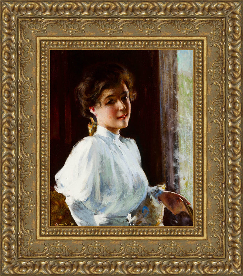 A Young Girl – Willard Metcalf, 1890s