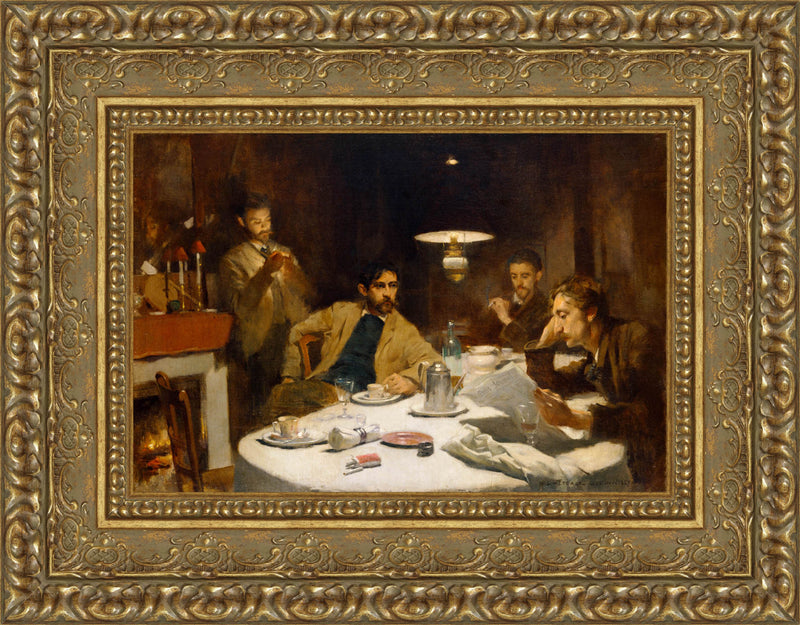The Ten Cent Breakfast – Willard Leroy Metcalf, 1887