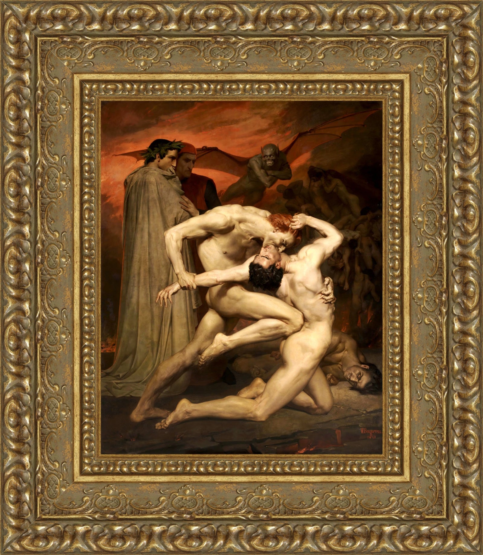Dante and Virgile – William-Adolphe Bouguereau, 1850