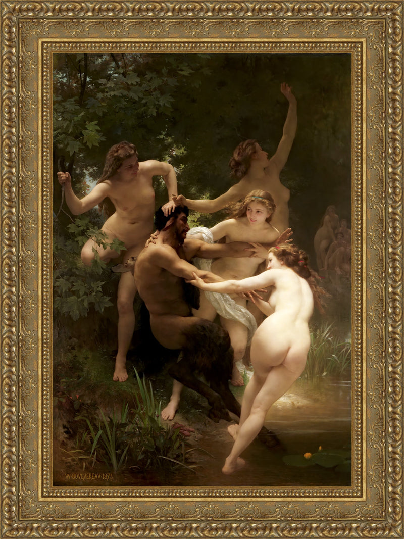 Nymphs and Satyr – William-Adolphe Bouguereau, 1873