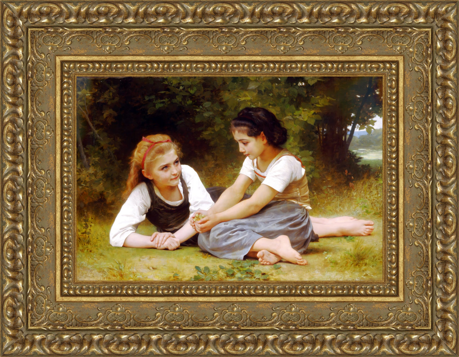 The Nut Gatherers – William-Adolphe Bouguereau, 1882