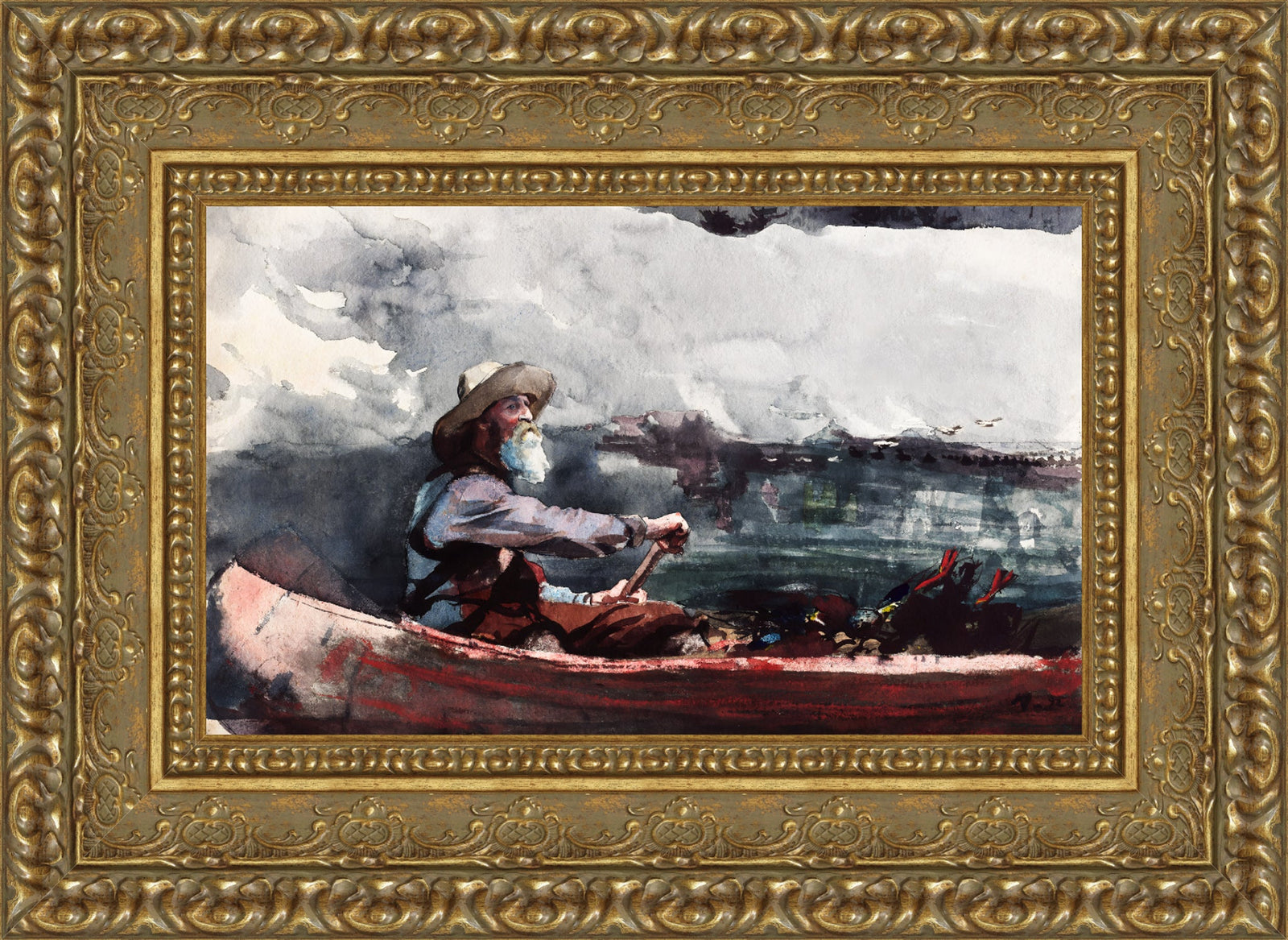 Adirondacks Guide – Winslow Homer, c. 1894