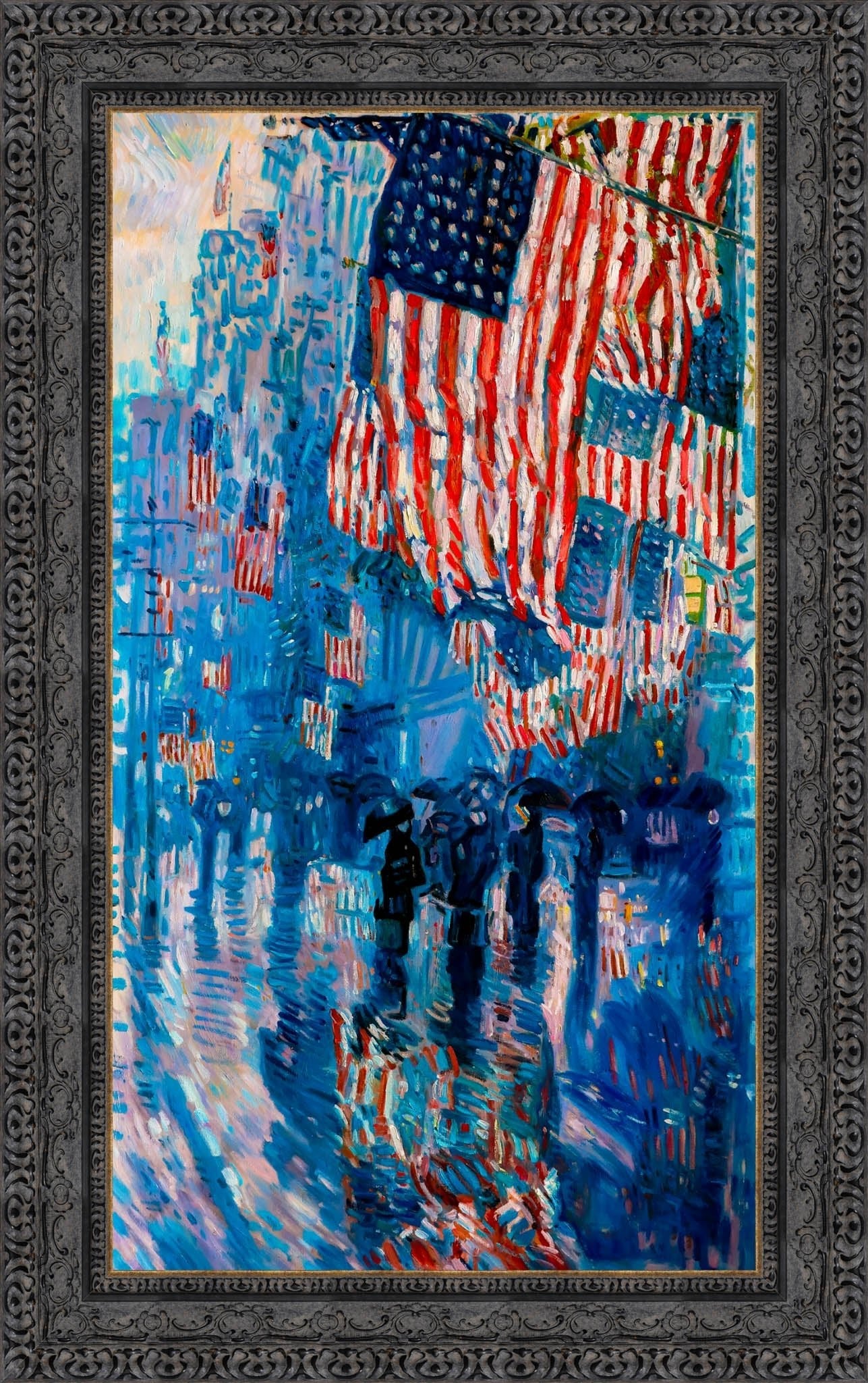 Childe Hassam Paintings: American Light, Rain, and Flags - Canvas Classics