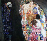 Death and Life by Gustav Klimt — Framed Giclee Canvas Print | Canvas Classics