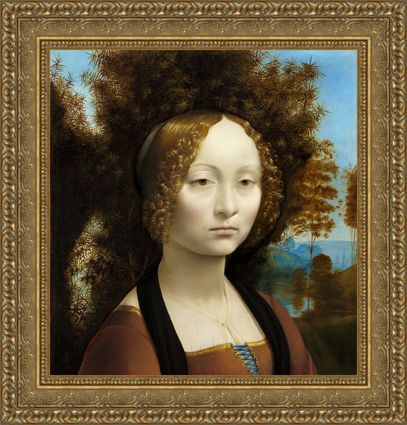 Ginevra de' Benci – Leonardo da Vinci, 1474–1478